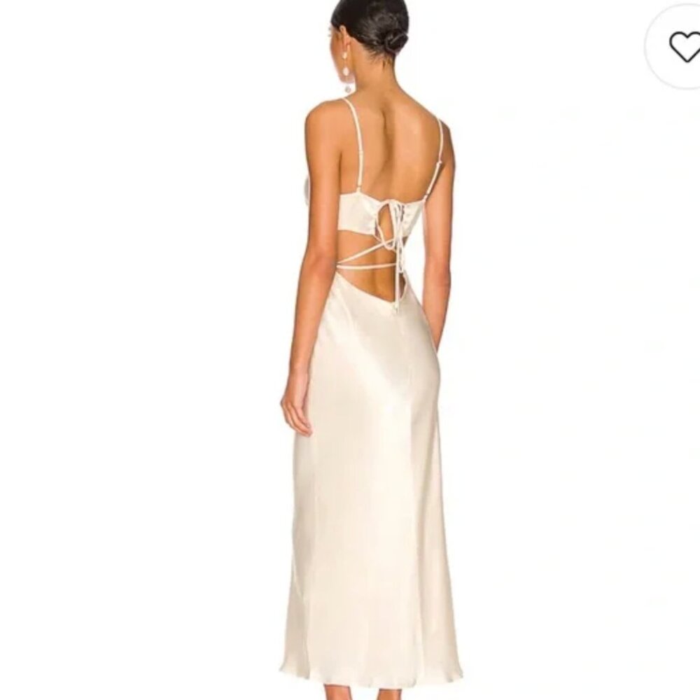 Shona Joy La Lune Backless Midi Dress Size 6